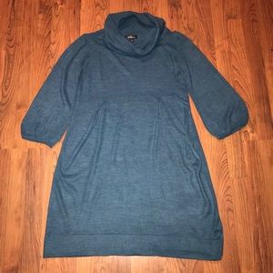 Cowl Neck Sweater Dress